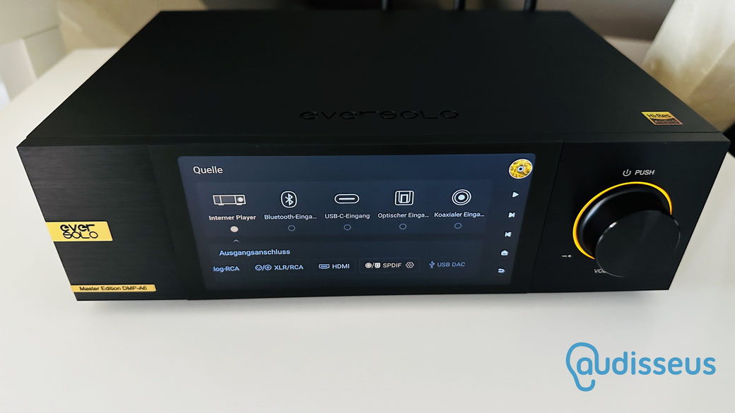 Eversolo DMP-A6 Master Edition / Netzwerkstreamer im Praxistest auf www.audisseus.de / Foto: Fritz I. Schwertfeger / Eversolo